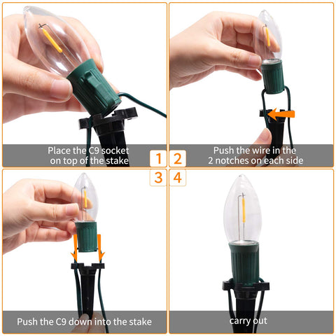 Brightown AC plug not waterproof; plan for sheltered installation.