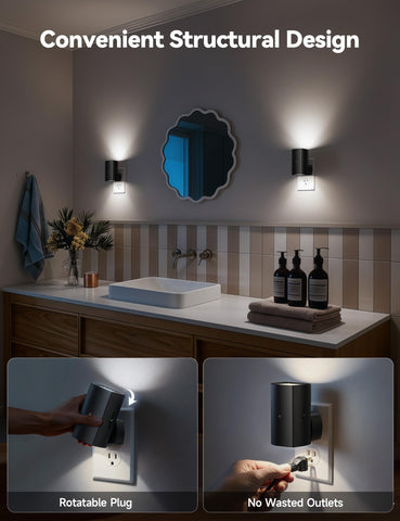 Brightown Aora night light emits a 2700K warm glow for cozy ambience