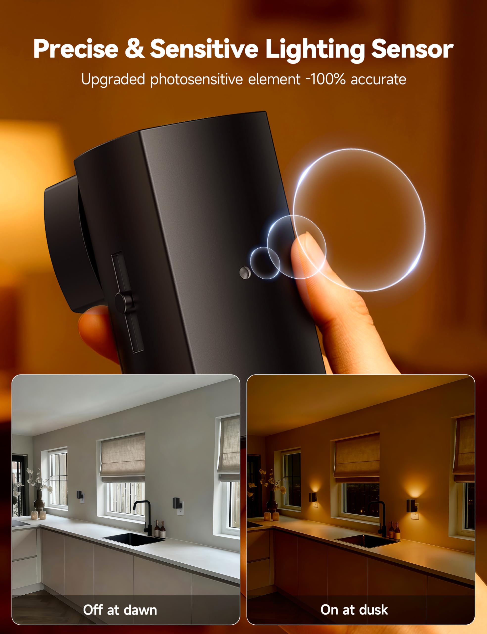 Brightown Aora Night Light offers 0-100 lumens with stepless dimming for customizable brightness