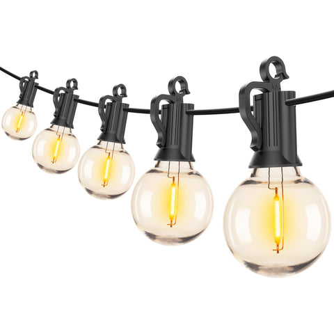 Brightown 100ft bulbs illuminate outdoor spaces with seamless, energy-efficient glow.