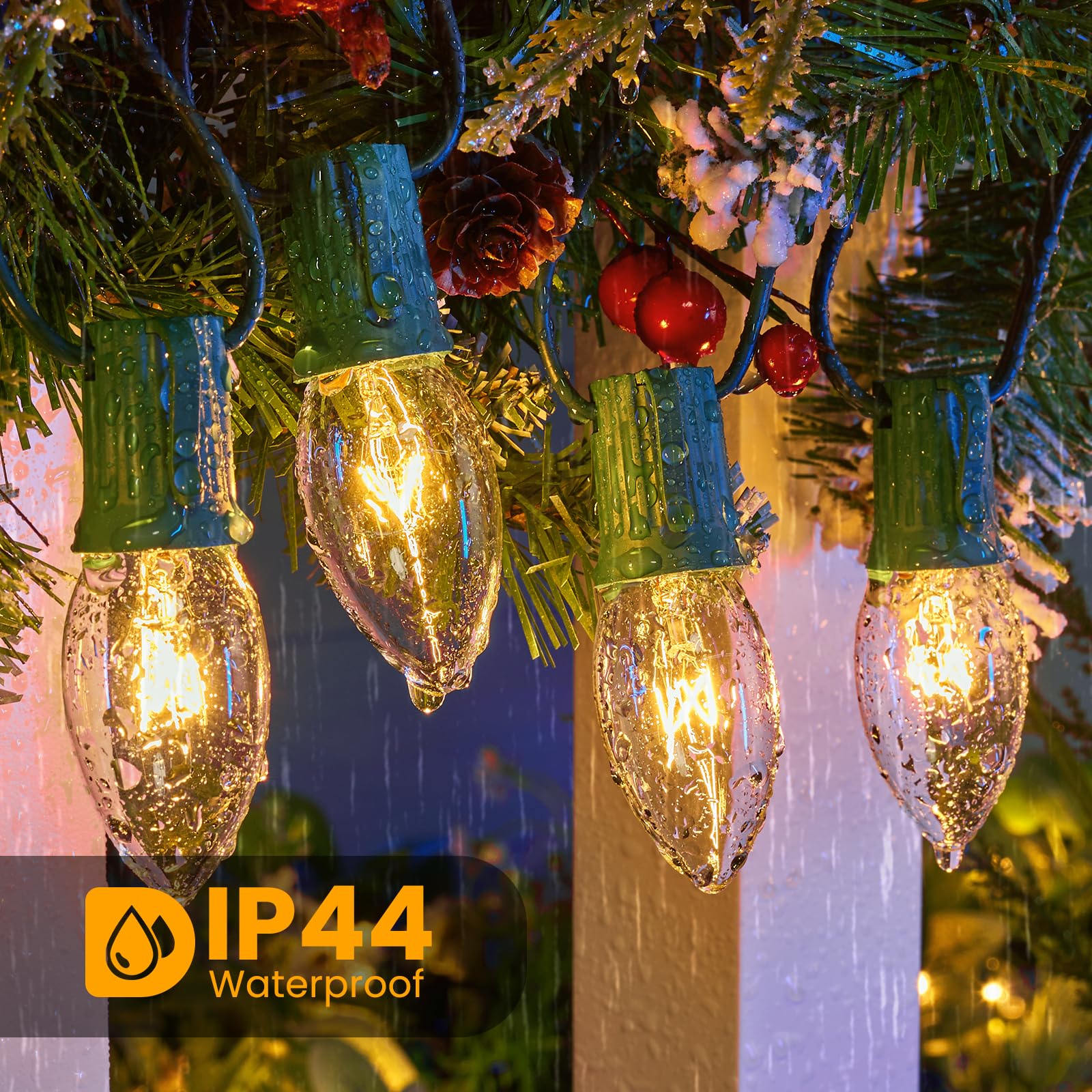 Brightown C9 bulbs for indoor outdoor decor brighten living spaces and entrances.