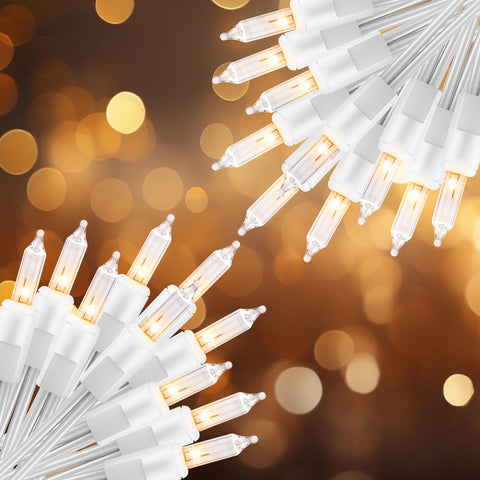 Brightown 50-count clear warm white string lights for indoor and outdoor decoration
