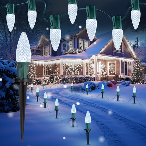 Brightown dimmable C9 LED bulbs for customizable mood lighting.