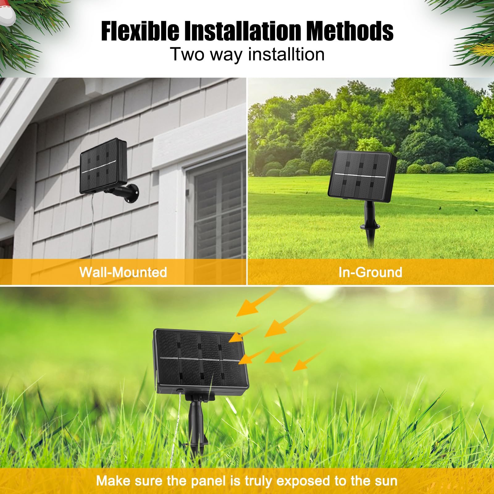 Brightown solar-powered dusk-to-dawn lighting for hassle-free outdoor decor.