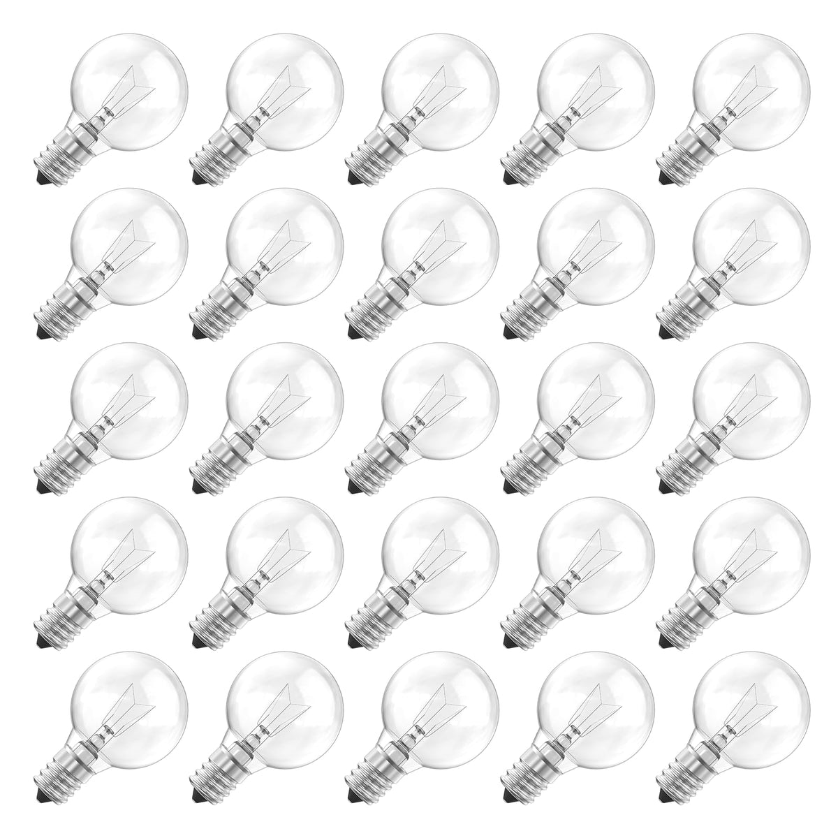 Brightown G40 globe bulb pack for string lights, ideal for outdoor decor.