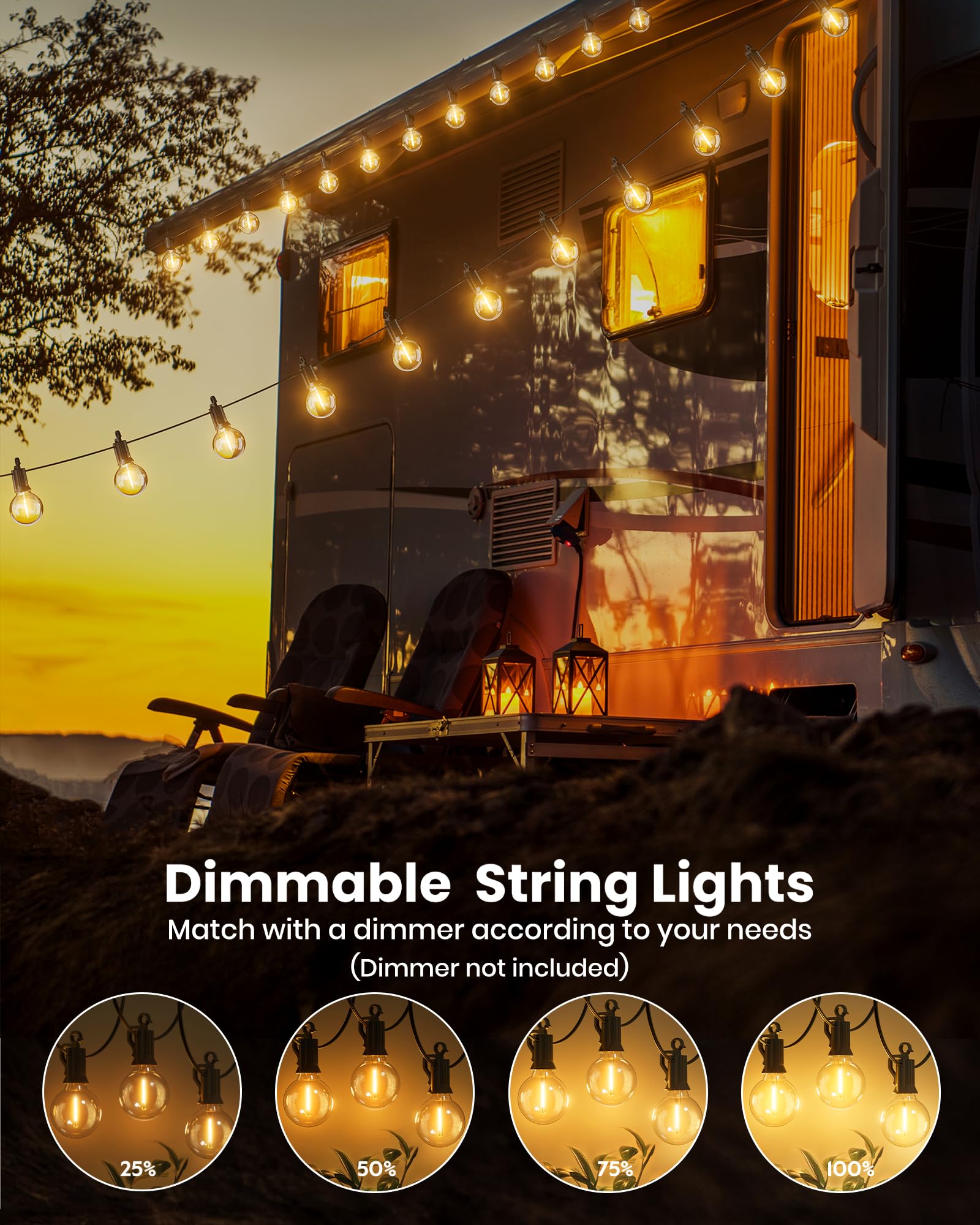 Brightown shatterproof bulbs provide durable, reliable lighting in outdoor spaces.