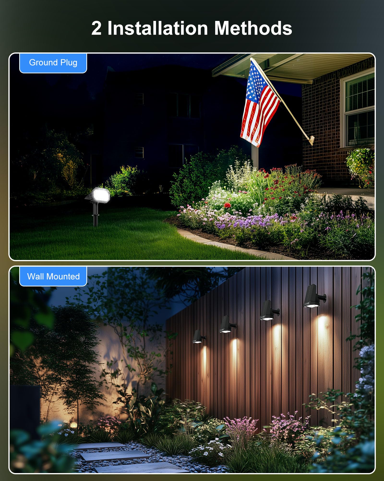 Brightown garden and driveway lighting for patios and driveways