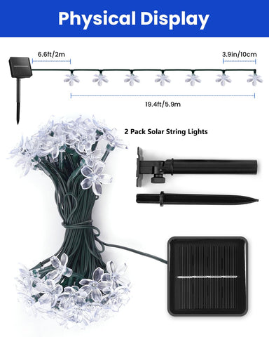 Brightown IP65 weatherproof fairy lights withstand rain and wind outdoors