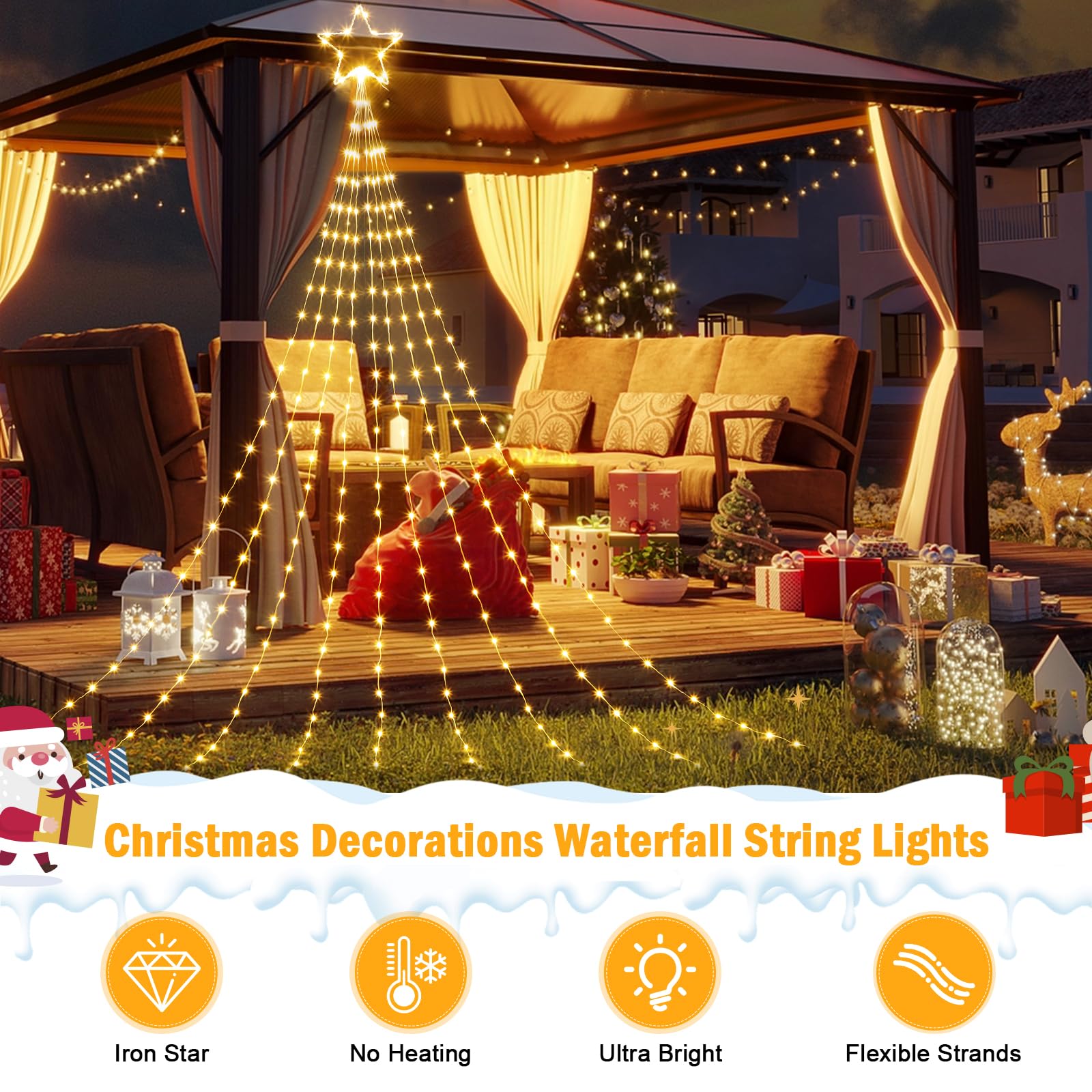 Brightown eight lighting modes offer customizable ambiance for different occasions.