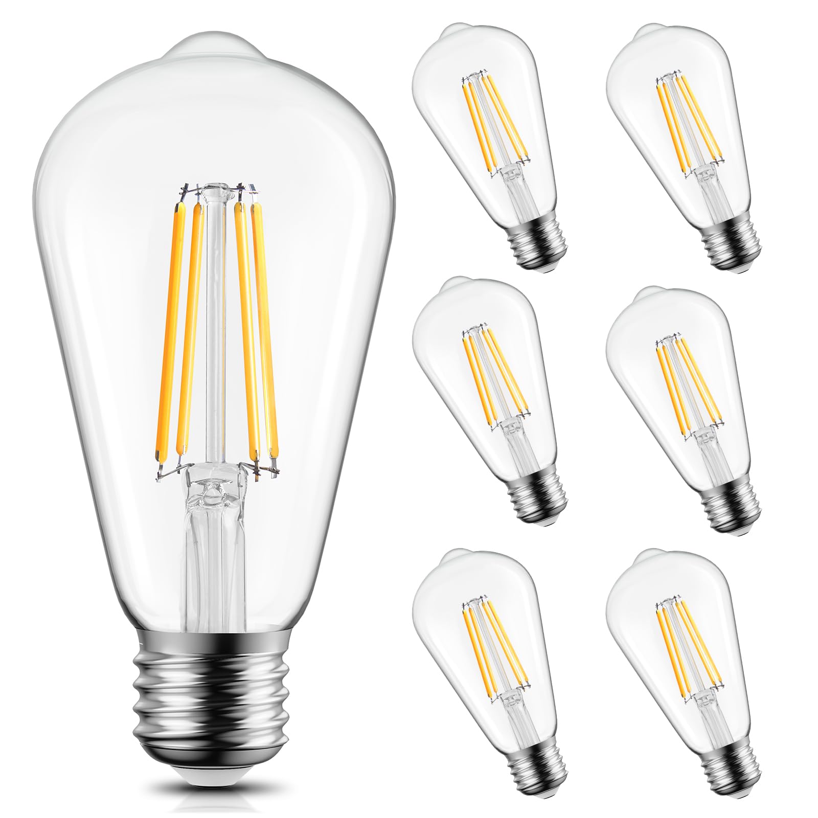 Brightown LED Edison bulb with warm 2700K glow for cozy spaces