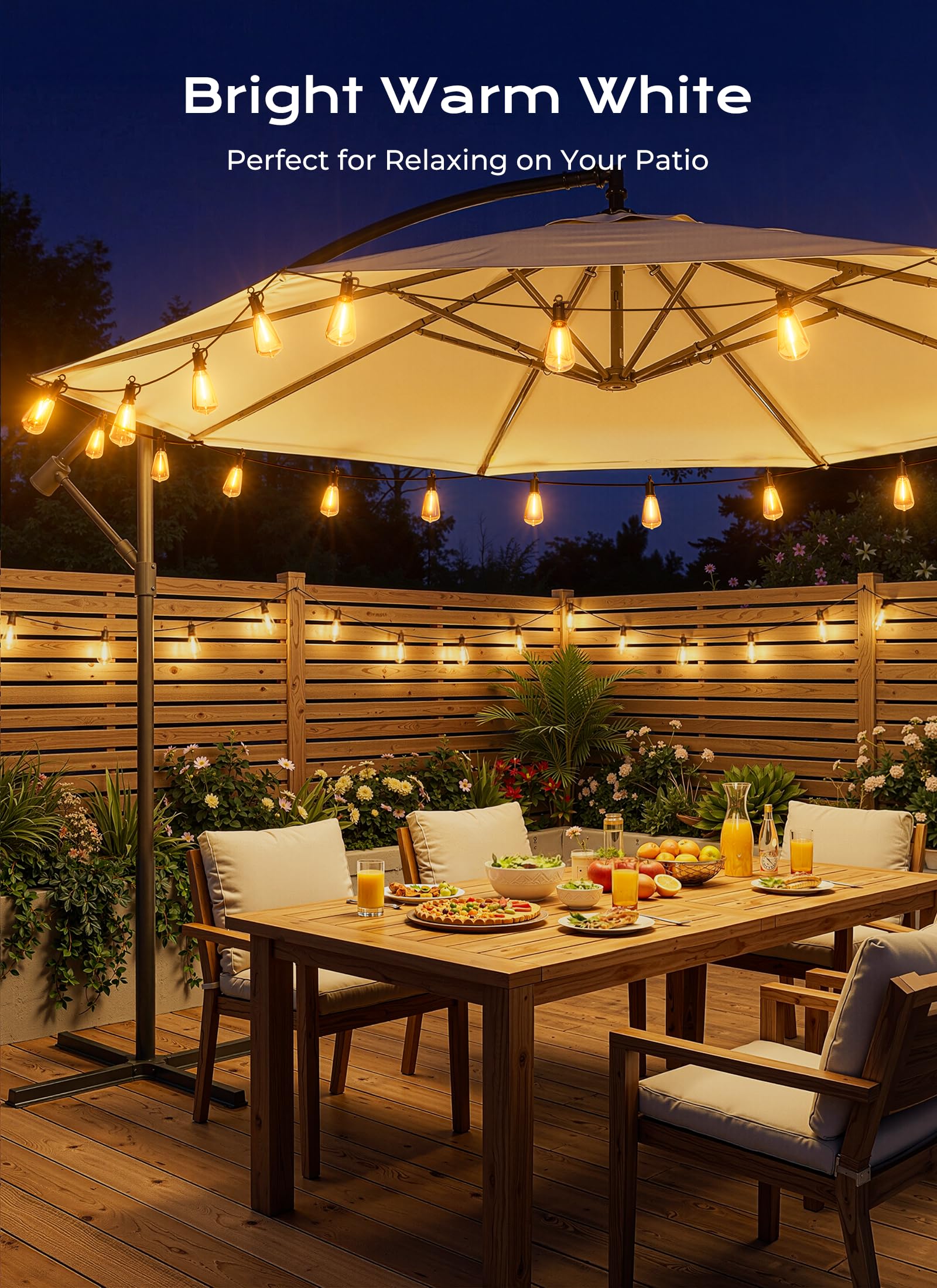 Close-up of Brightown 15+1 shatterproof LED bulbs for durable nighttime lighting.