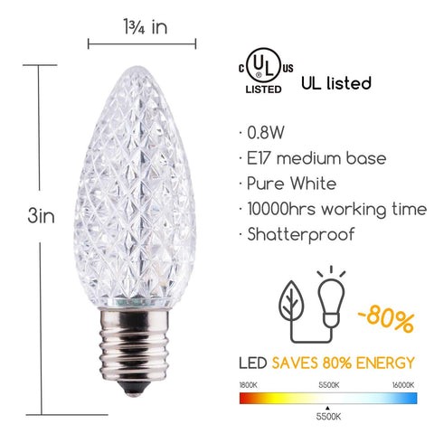 Brightown bulbs offer up to 60,000 hours of long-lasting illumination.