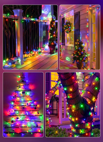 Brightown easy installation, weatherproof strings suitable for indoor or outdoor decorating.
