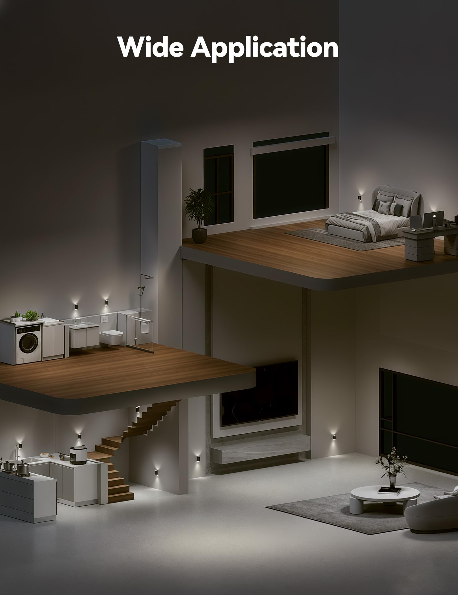 Brightown ETL-certified night light for safe nightly use