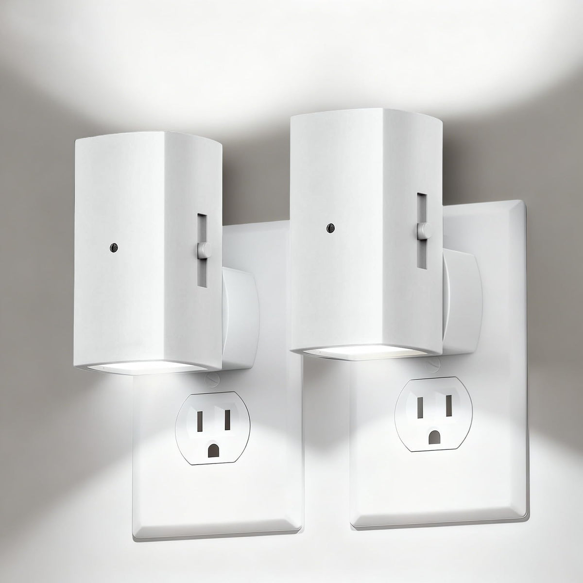 Brightown night light with rotating plug for hallway placement and flexibility