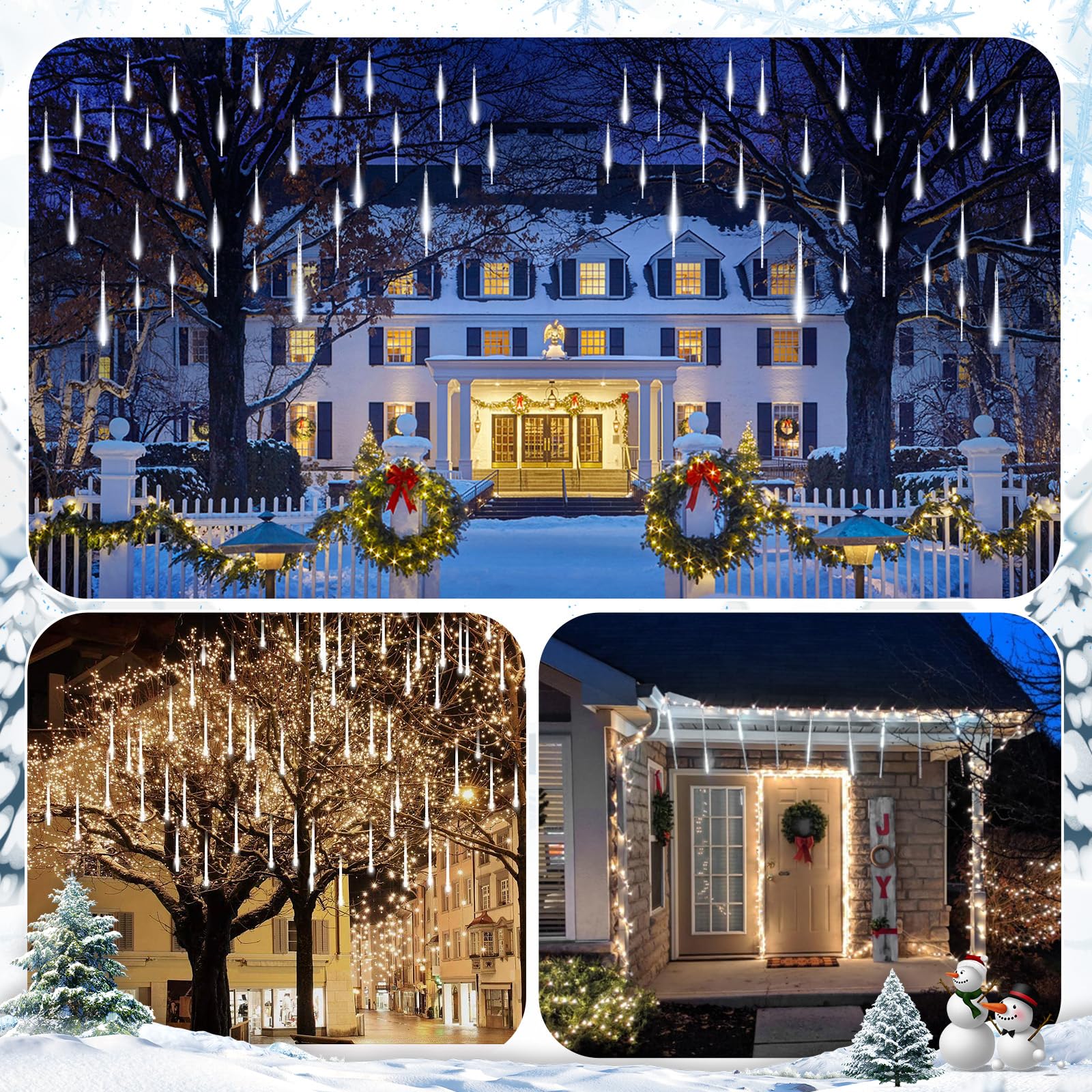 Brightown outdoor decor idea for trees, patios, and parties with festive glow.