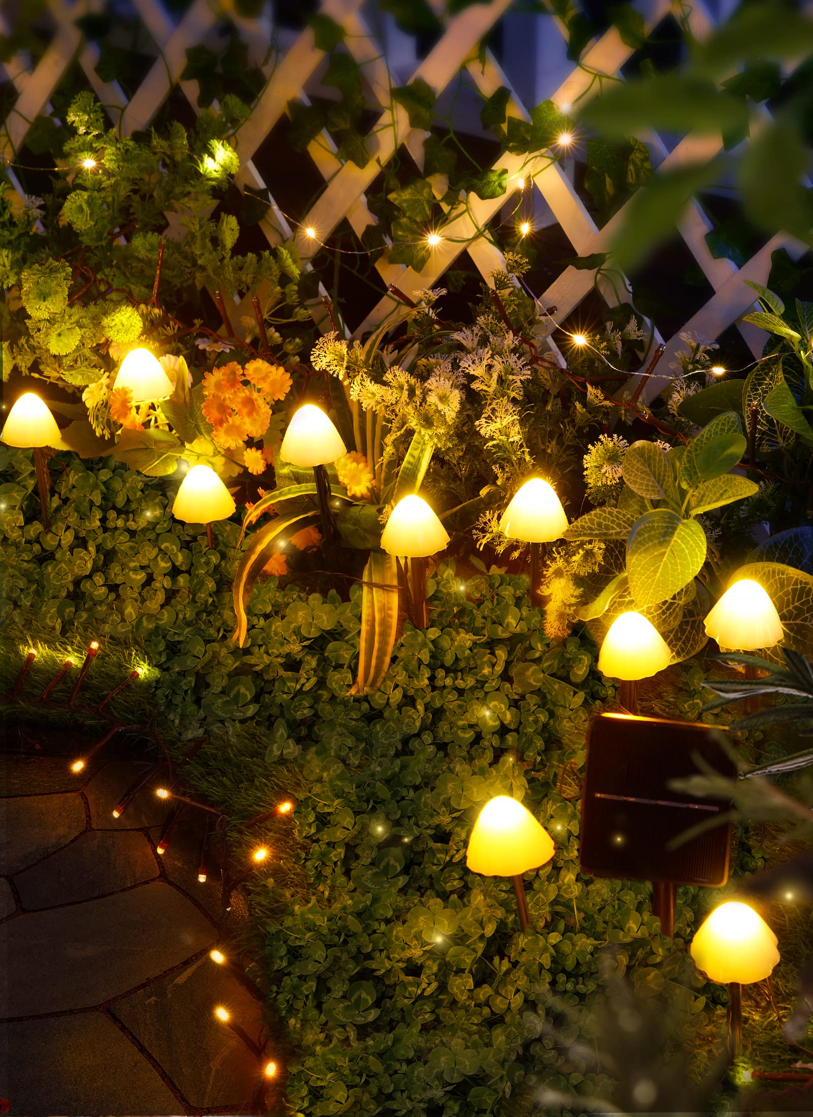 Brightown outdoor garden lighting kit creates cozy gatherings and pathways.