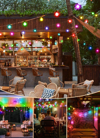 Brightown party-ready outdoor lights elevate gatherings with vivid color options