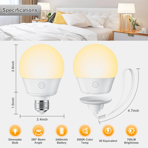 Brightown remote-controlled LED bulb with dimming and timer capabilities.
