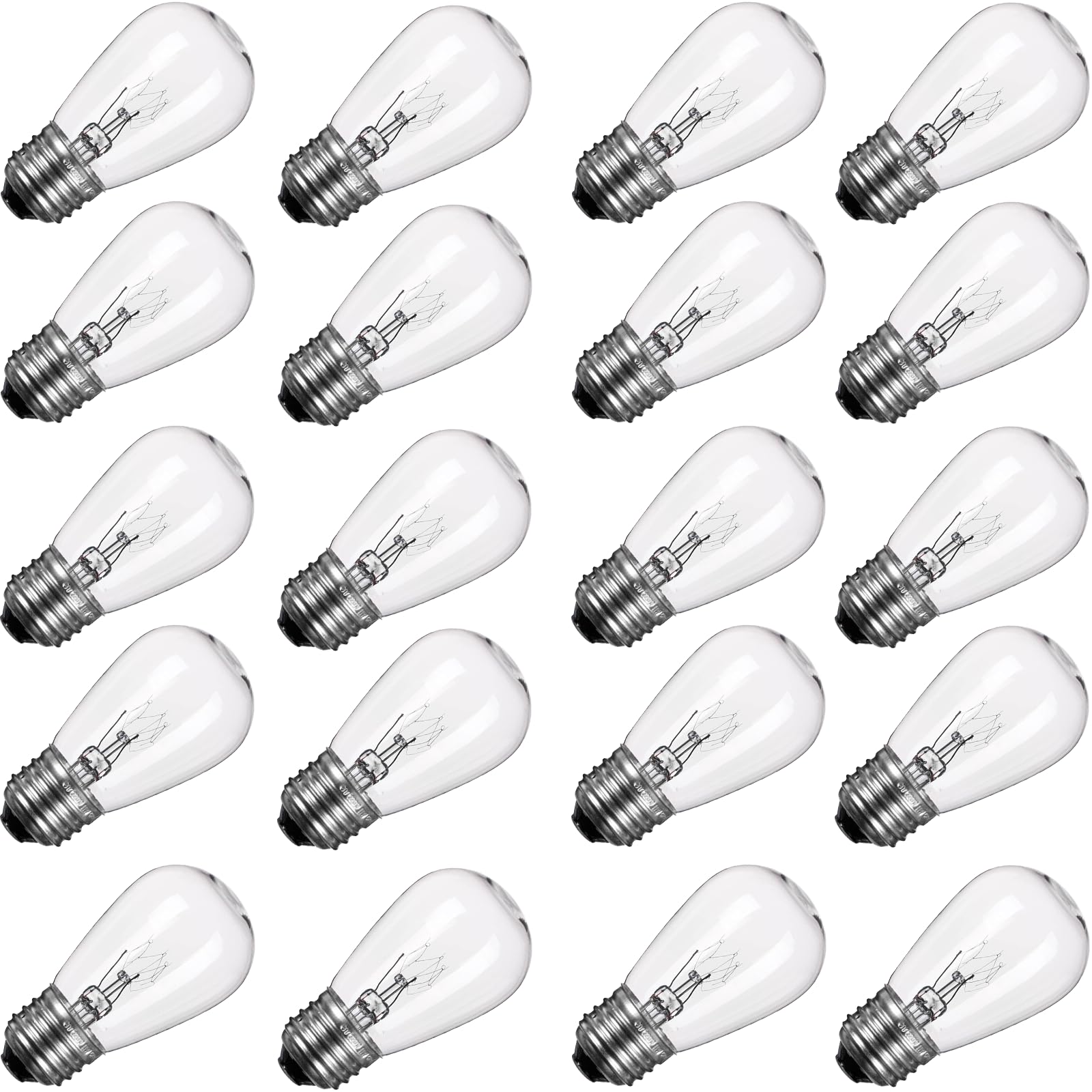 Brightown S14 bulb with warm clear glass for cozy ambient lighting