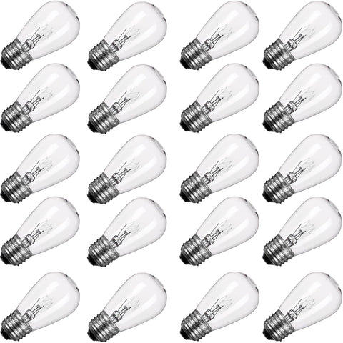Brightown S14 bulb with warm clear glass for cozy ambient lighting