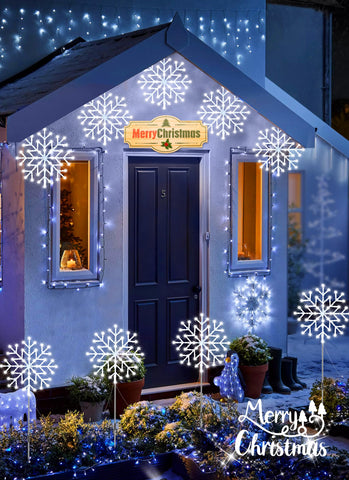 Brightown Snowflake Lights versatile indoors and outdoors for festive decor