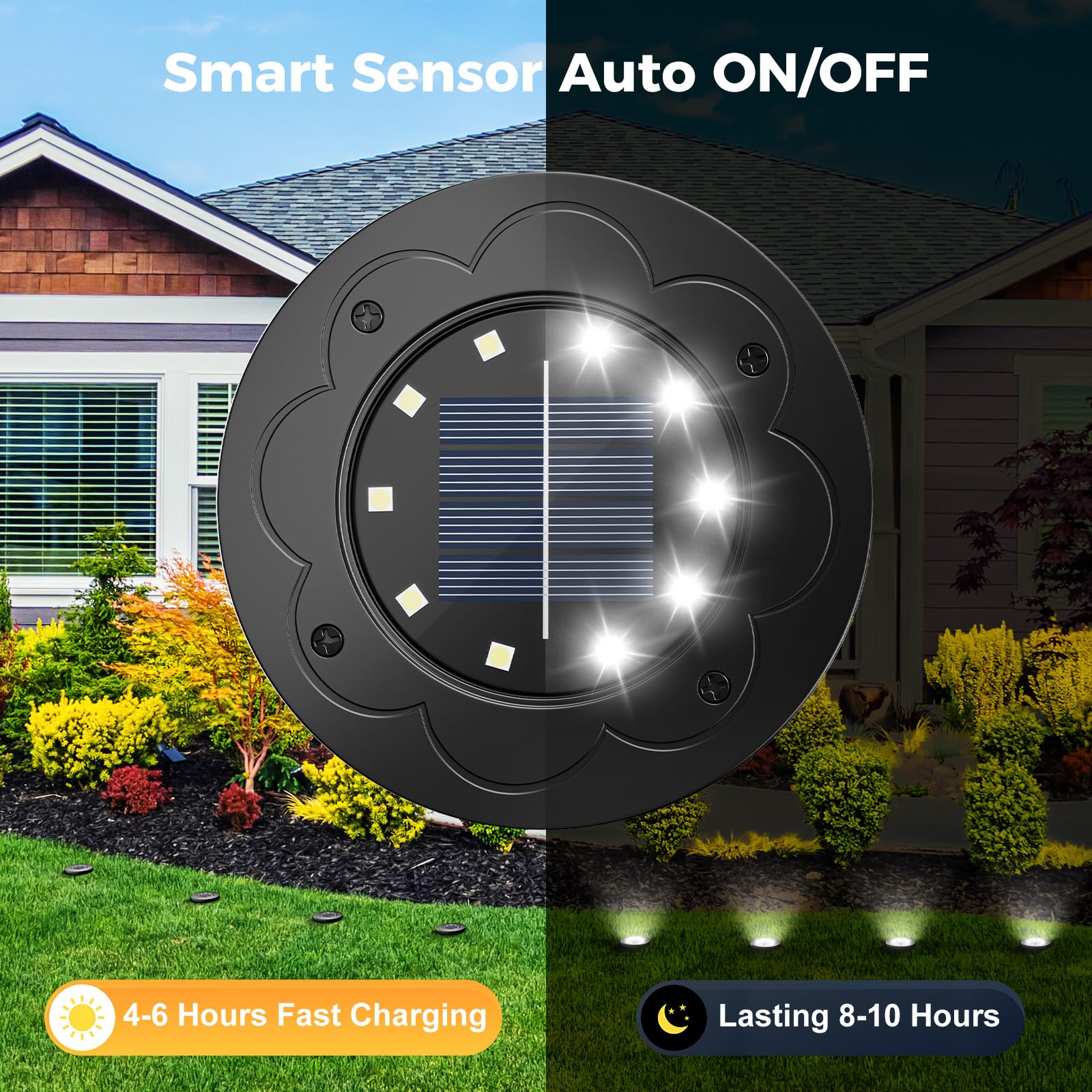 Brightown IP65 weatherproof solar light durable for all outdoor conditions.