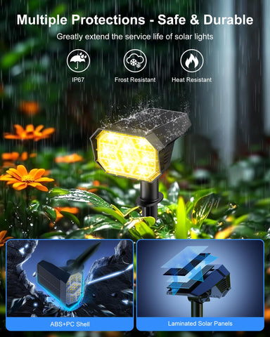 Brightown lights offer three brightness levels for flexible use