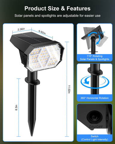 Brightown 4-pack delivers energy-saving outdoor lighting for yards