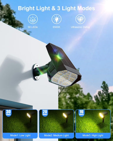 Brightown IP67 durable shell protects these lights in all weathers
