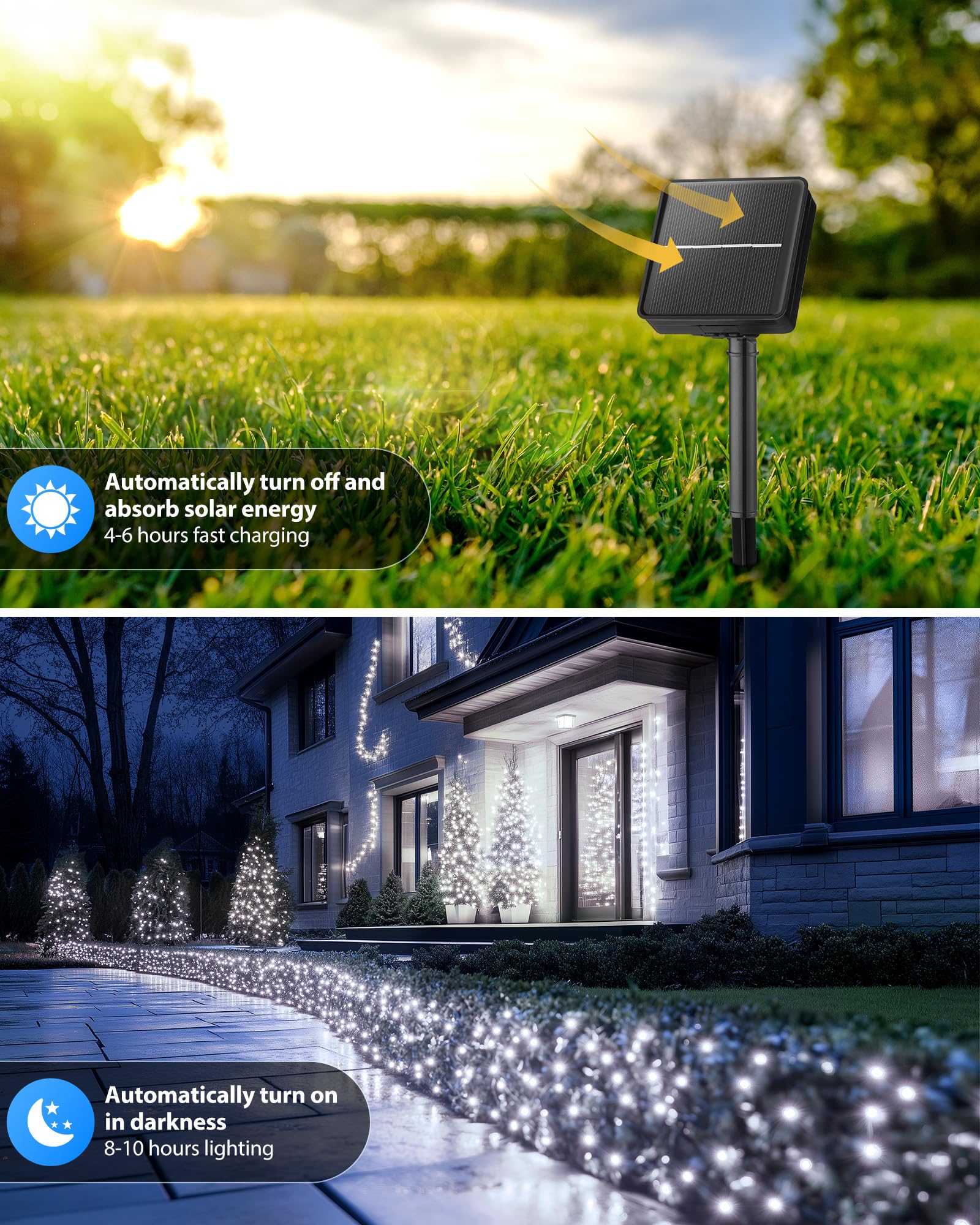 Brightown solar panel IP65 waterproof design keeps panels protected during rain.
