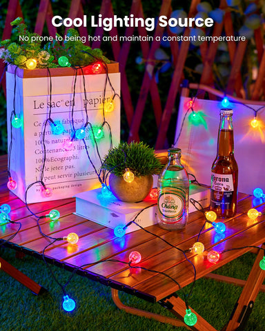 Brightown IP65 waterproof lights withstand rain for year-round outdoor use.