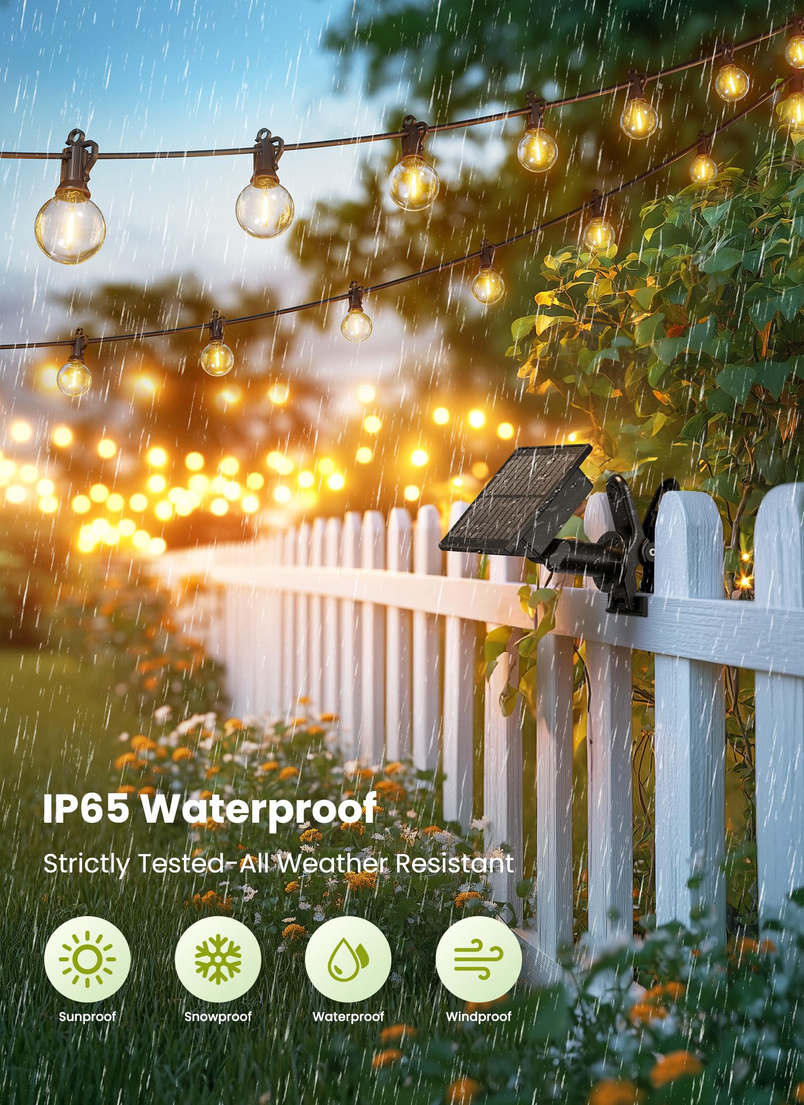 Brightown shatterproof bulbs withstand weather for durable outdoor lighting.
