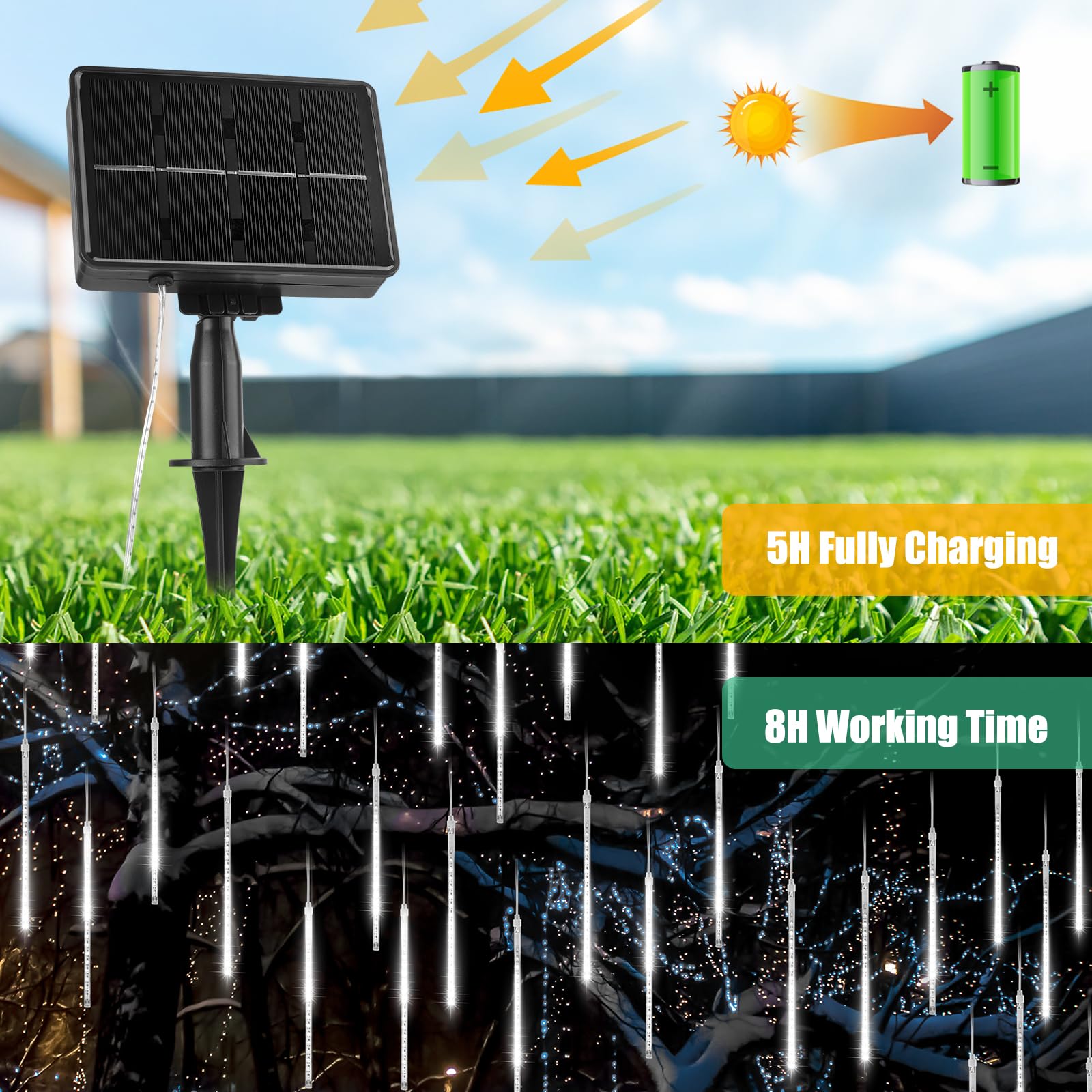 Brightown lights install easily on walls or the ground for flexible setup.