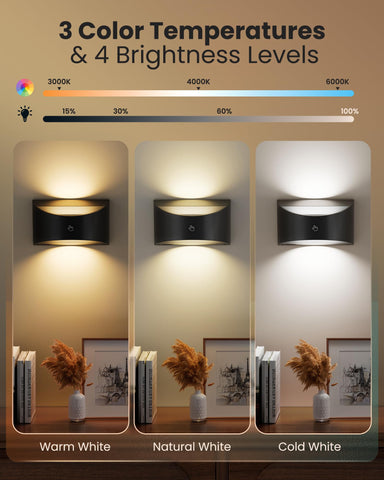 Brightown wall sconce remote control use for convenient lighting.