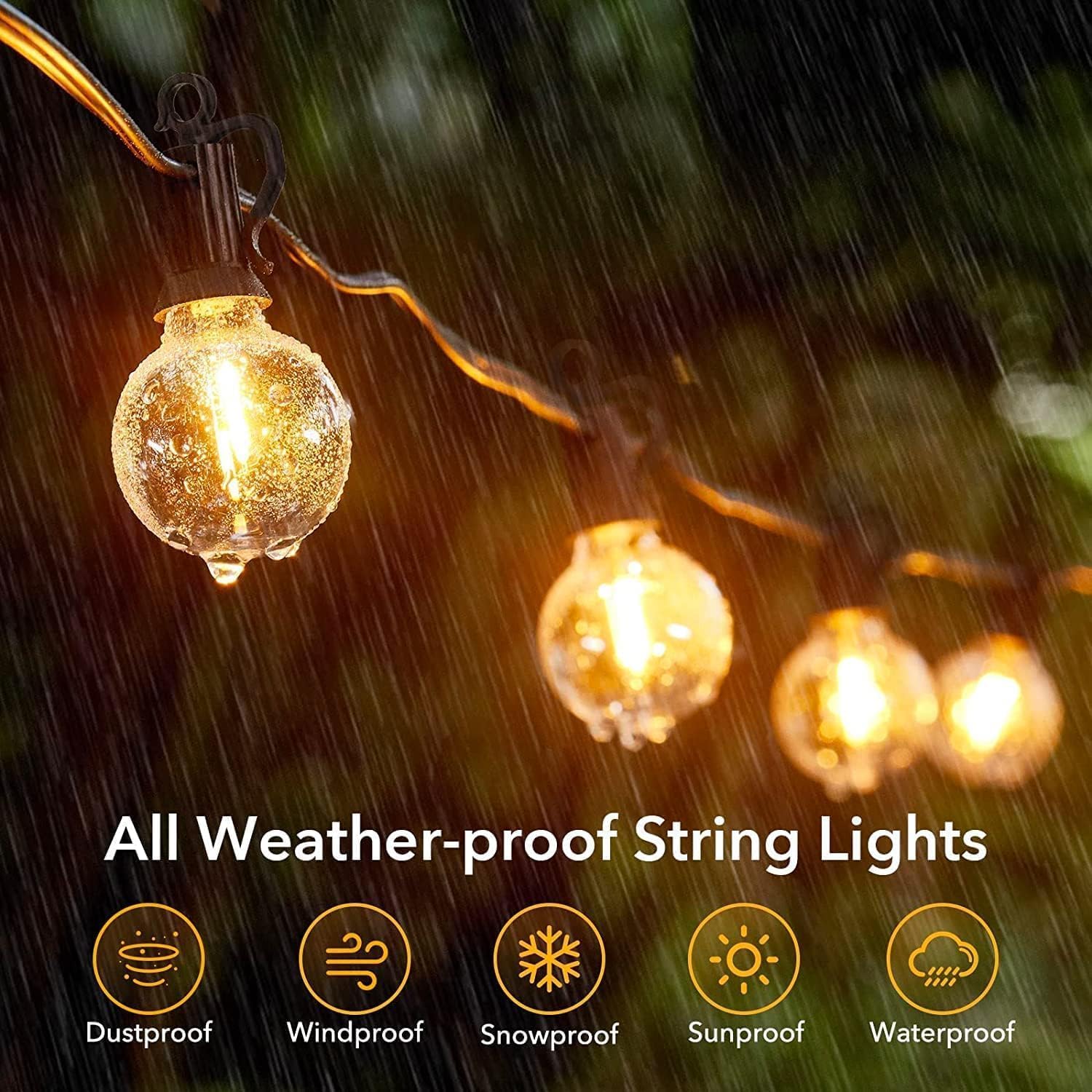 Brightown warm-dimmable outdoor lighting for customizable evenings.