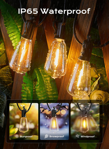 Brightown weatherproof IP65 rating demonstrates year-round durability outdoors.