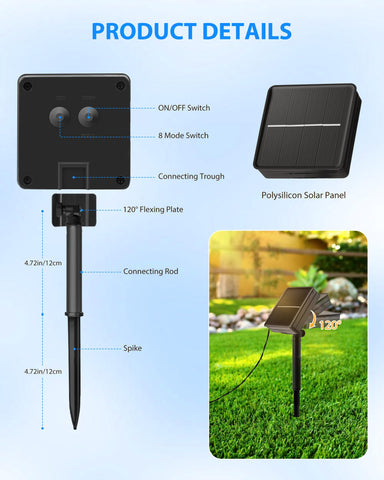 Brightown weatherproof-outdoor-lights-ip65 for year-round garden use.
