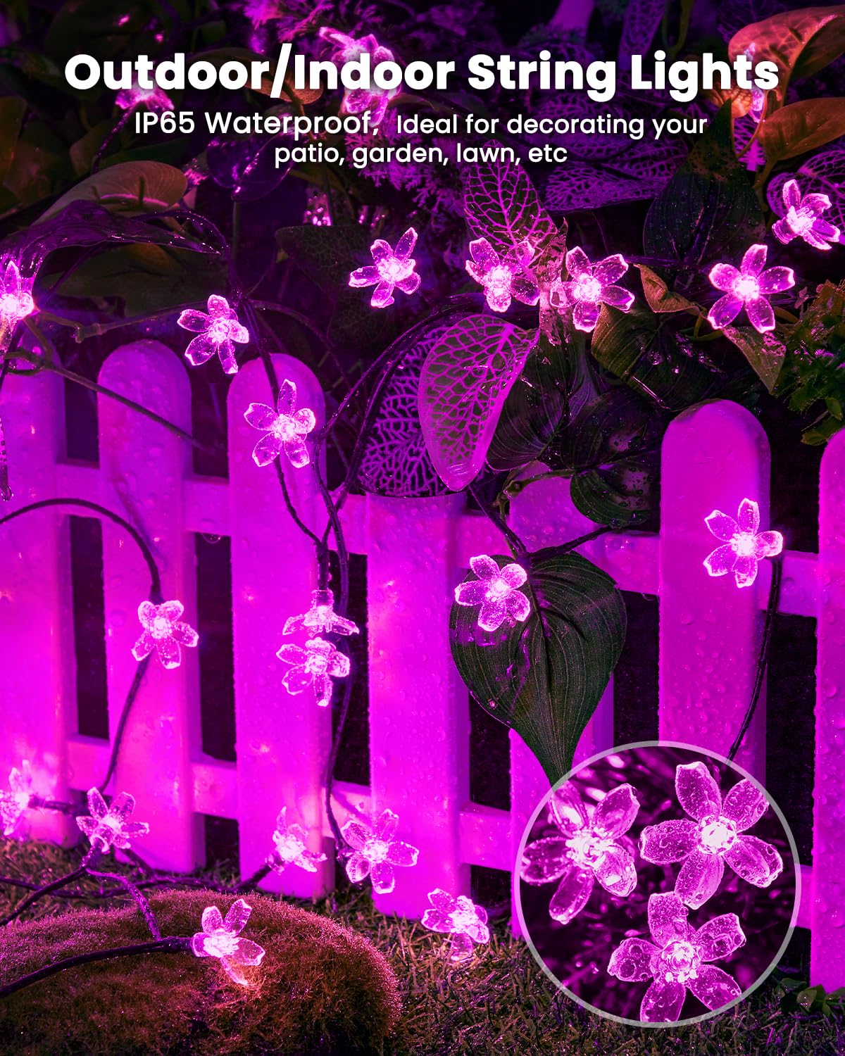 Brightown wedding decor lights add soft glow to outdoor ceremonies and receptions