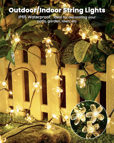 Brightown solar-powered décor suitable for weddings, parties, and seasonal celebrations