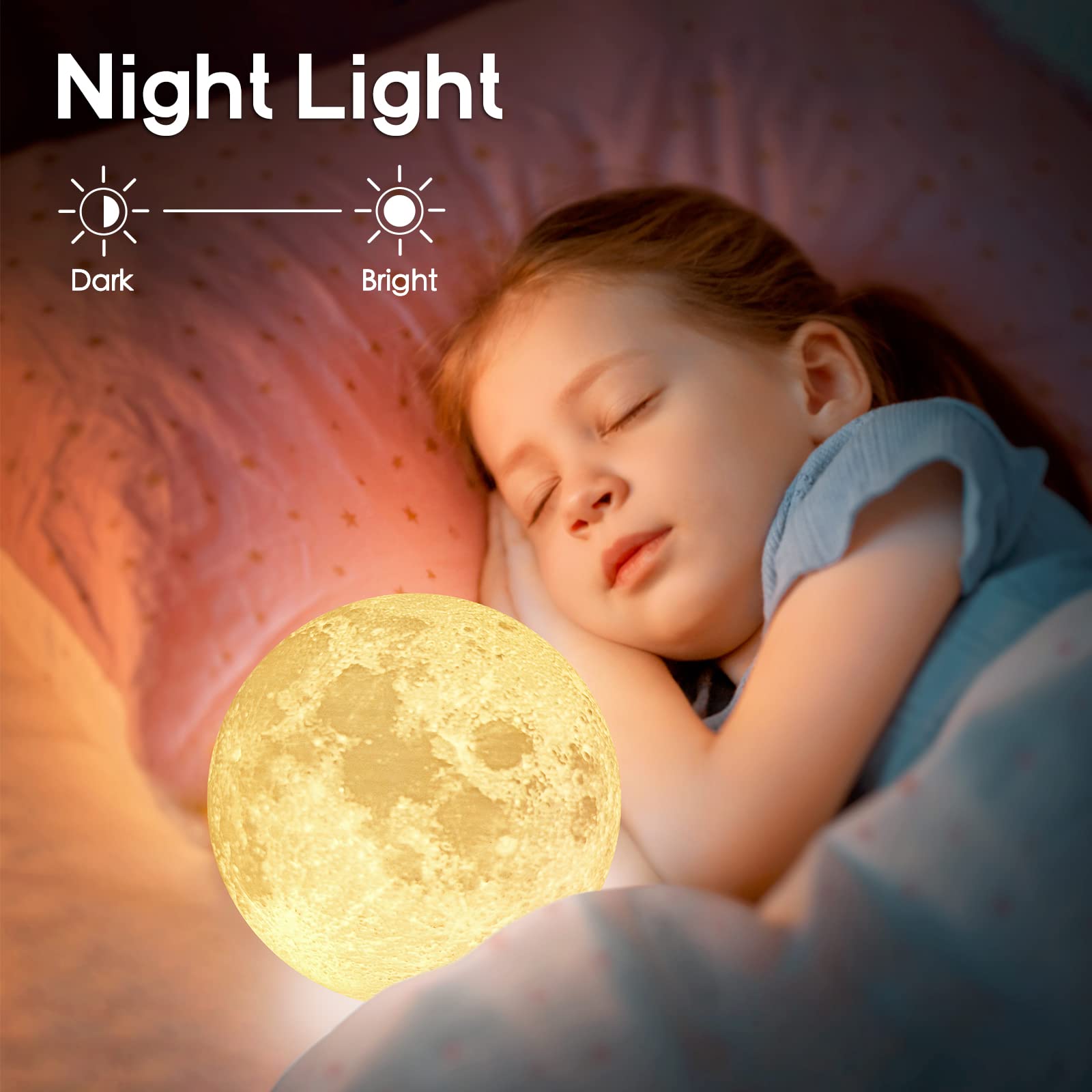 Brightworld Moon Lamp makes a thoughtful gift for Mothers Day