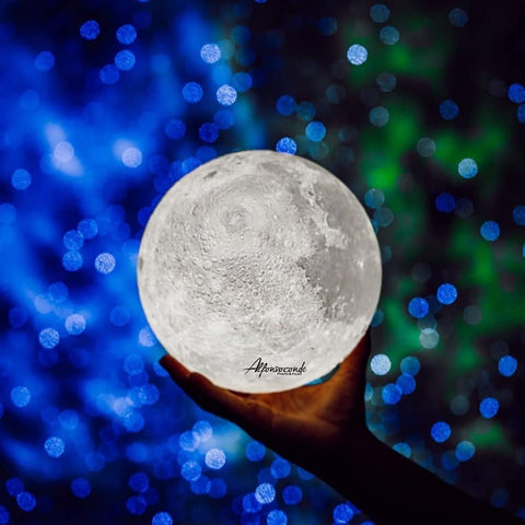 Brightworld Moon Lamp remote colors for mood lighting with 16 options