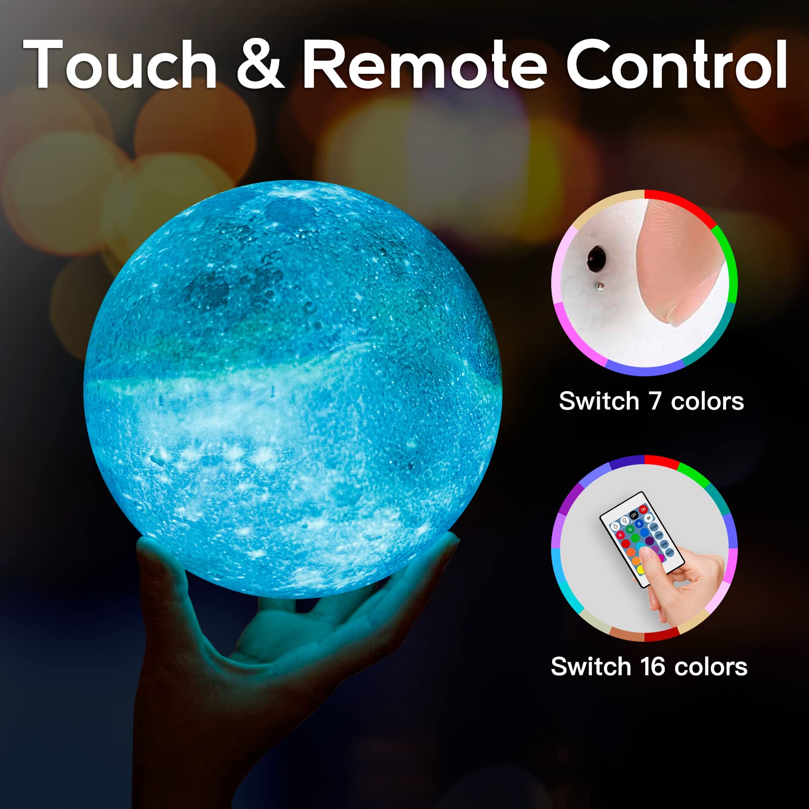 BRIGHTWORLD night light decor in a bedroom setting