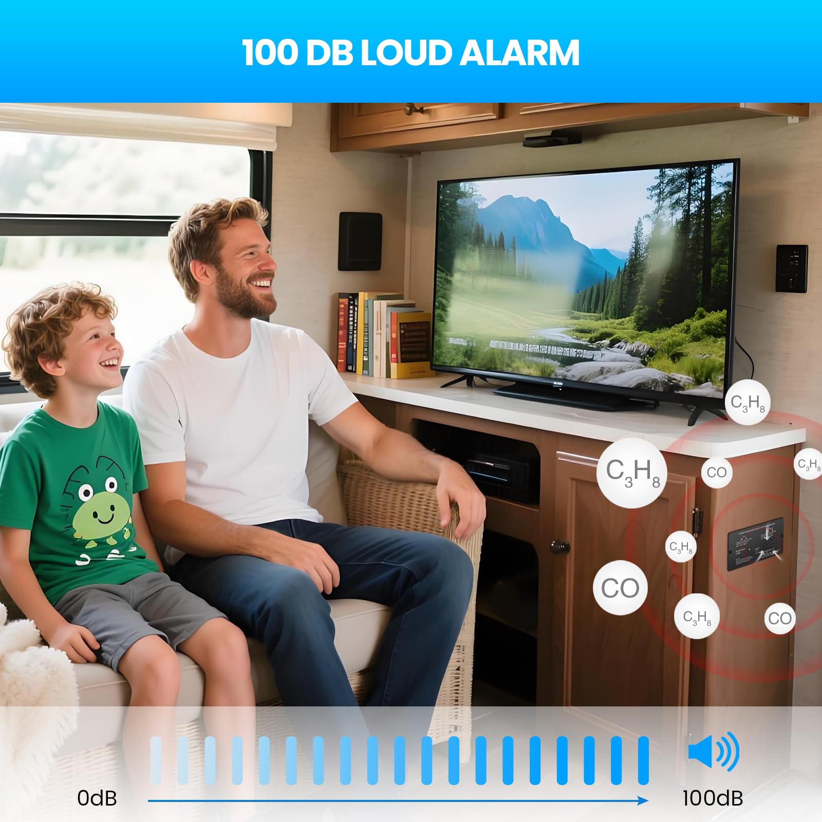 Briidea flush-mount installation blends into RV interiors for safety monitoring