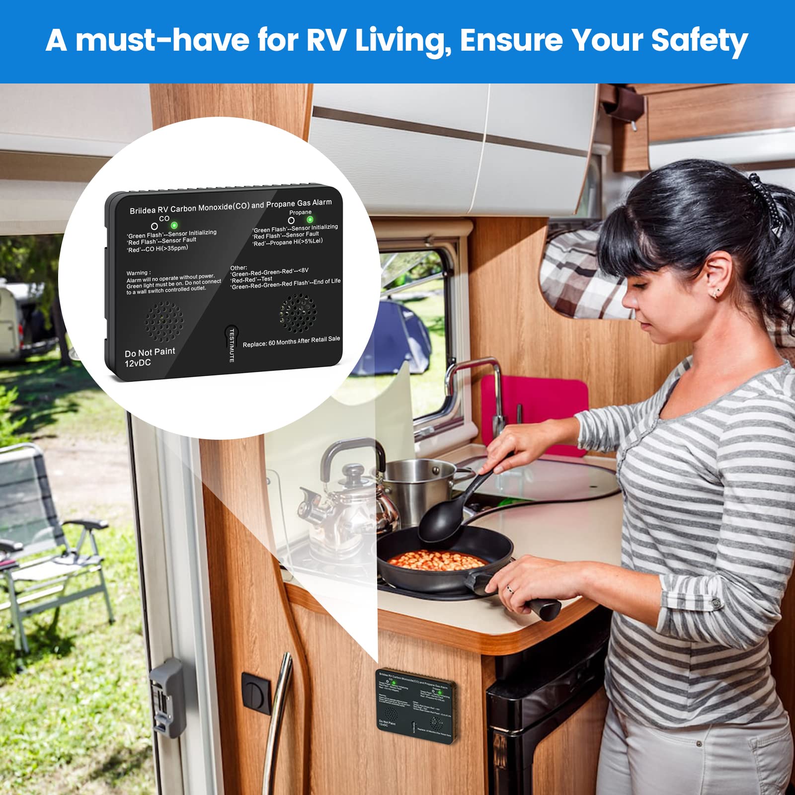 Briidea lifespan indicator reminds you to replace after five years.