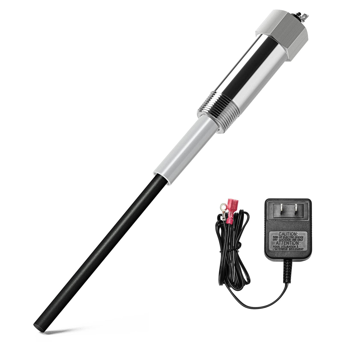 Briidea titanium-powered anode rod for 40-89 gal tanks reduces corrosion and odors.