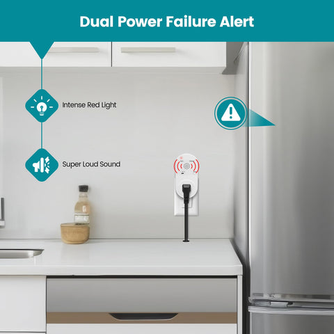 Briidea alarm with adjustable volume levels for clear alerts from a distance.