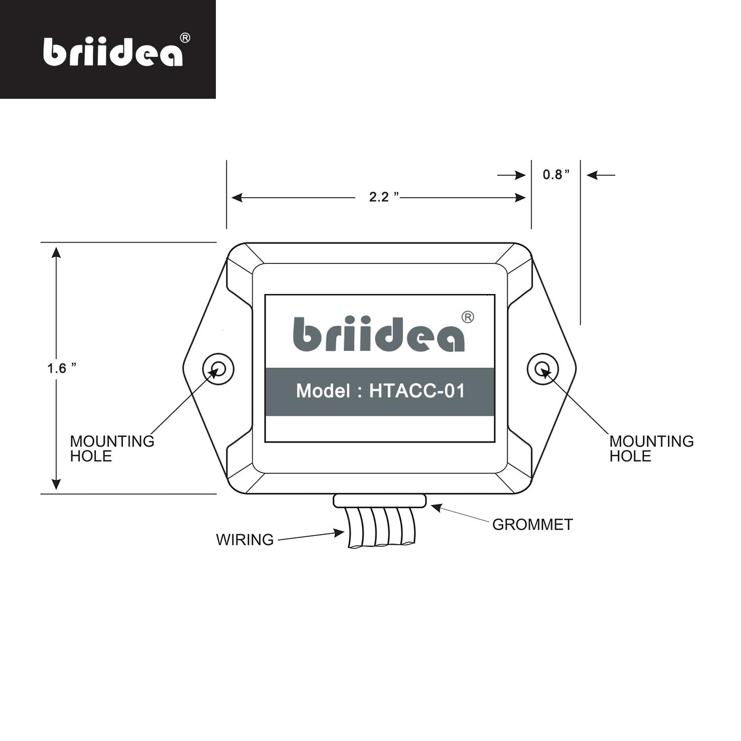 Briidea yellow-green-blue wire splice for directionally sensitive connections.