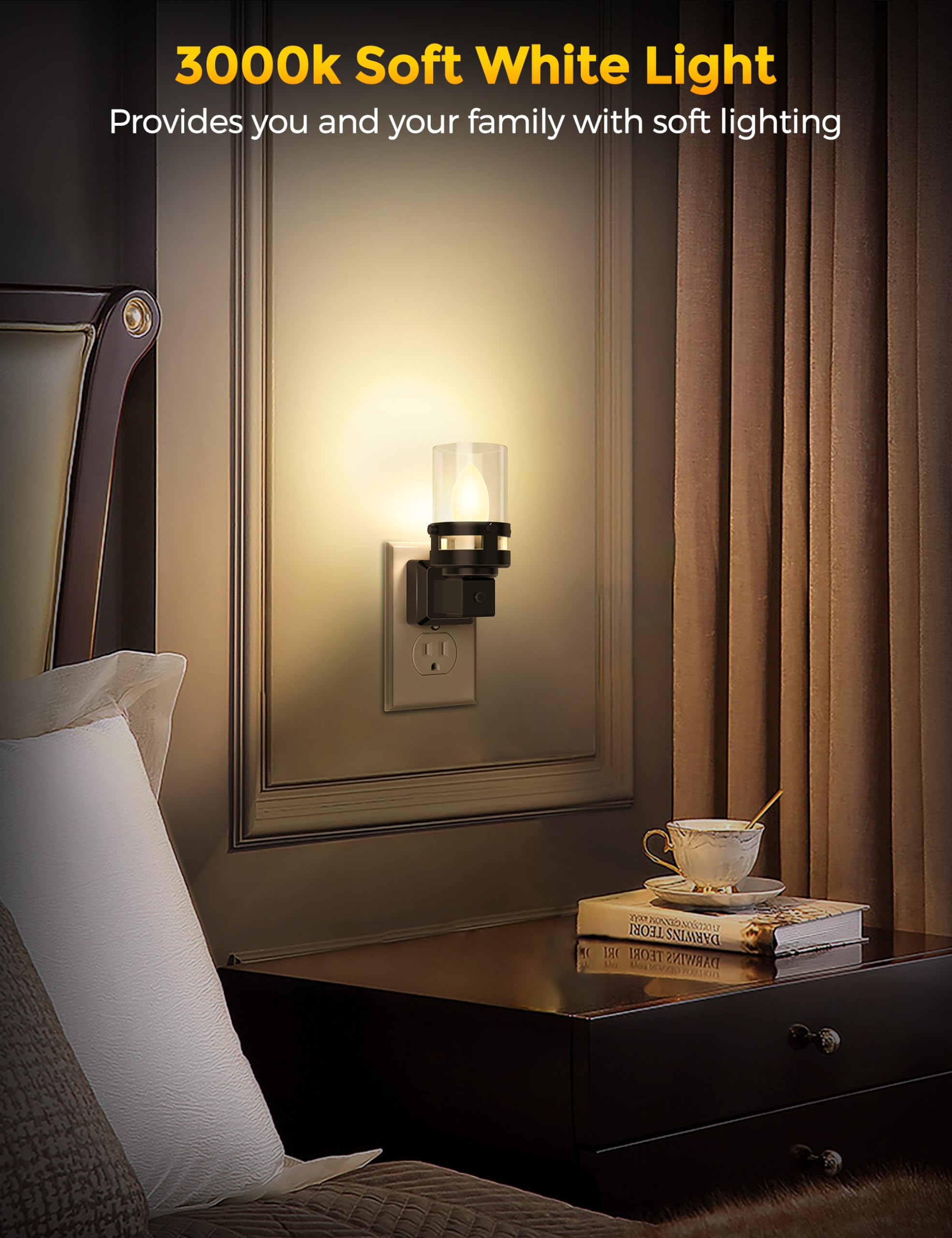 Briignite adjustable brightness lets you set the mood.
