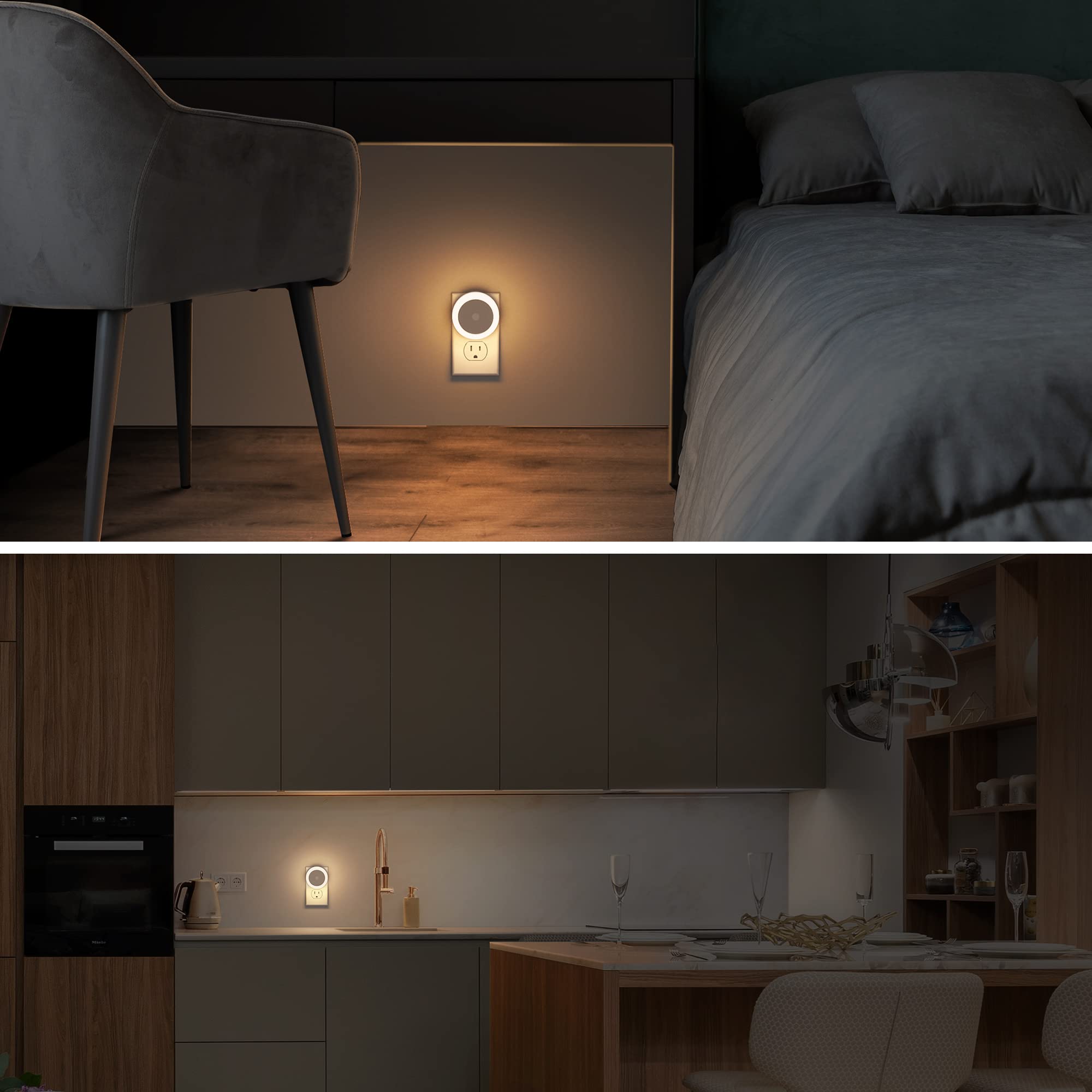 Briignite bathroom hallway and stair light for safer nights